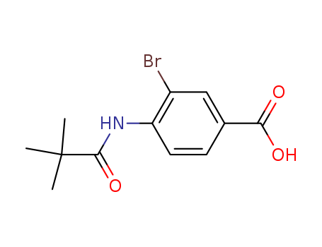 3-bromo-4-pivalamidobenzoic acid